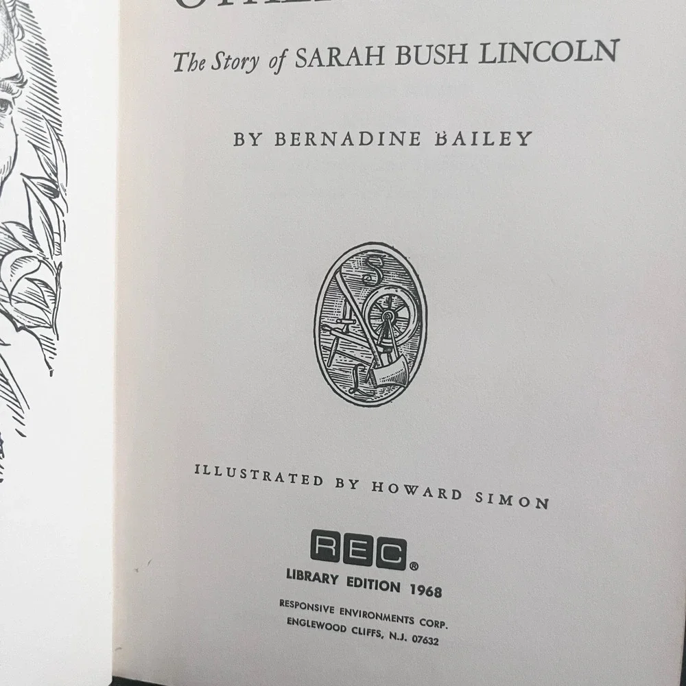 Abe Lincoln's Other Mother Sarah Bush Lincoln Bernadine Bailey 1968 Hardcover